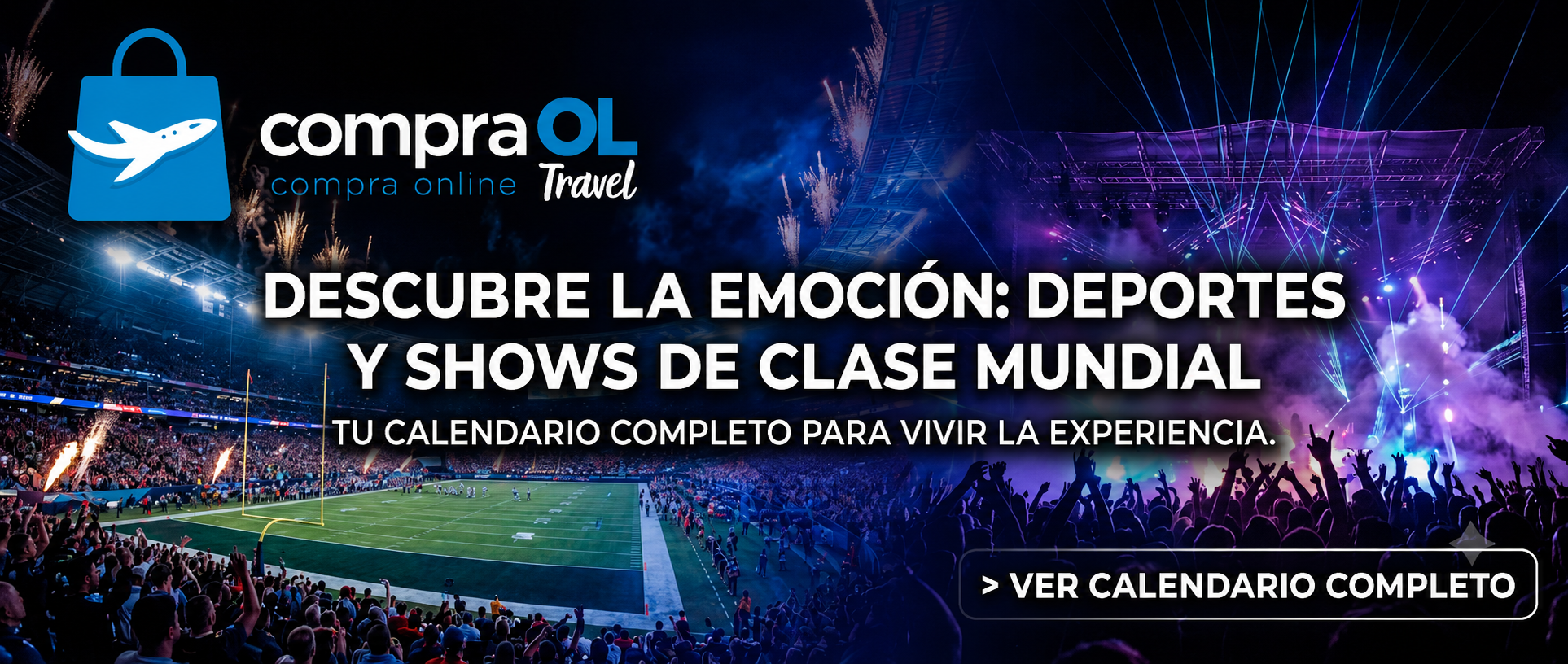 Eventos deportivos y shows CompraOL